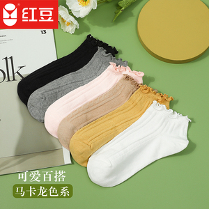 红豆女袜